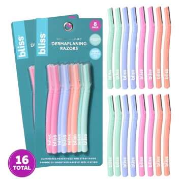 Bliss Dermaplane Razors - 16 Pack for Professional Skincare