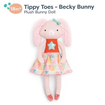 Becky Bunny Plush Toy - Soft and Cuddly for Kids