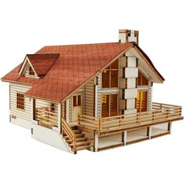 Garden House A Wooden Model Kit - YOUNGMODELER