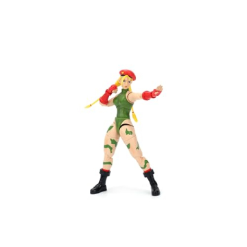 Jada Toys – Street Fighter II Cammy Action Figure - 1:12 Scale Collectible - Includes Interchangea...