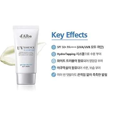 d'Alba UV Essence Sunscreen for Face SPF 50+ Korean Skin Care