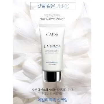 d'Alba UV Essence Sunscreen for Face SPF 50+ Korean Skin Care