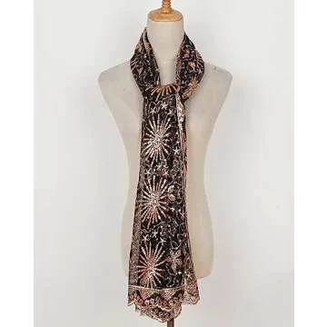 Elegant L'VOW Sequin Shawl for Effortless Glamour