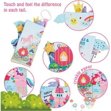 Unicorn Baby Books 0-12 Months - Interactive Cloth Fun