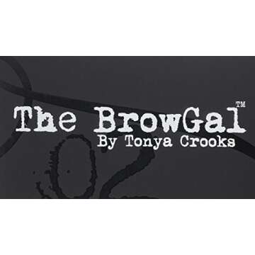 The BrowGal – Convertible 2 in 1 Full Brow Definition – Natural Makeup Powder, Professional Facial Beauty Cosmetic Makeup, Highlighters for Glowing Look and use as Women Gifts - 0.2 Ounce, Medium