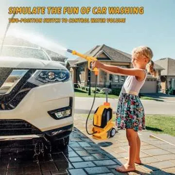 Kids Clean Car - Kids Car Washer Toys with Scraper Sponge Towel - Toddler Pretend Playing Tools Car ...