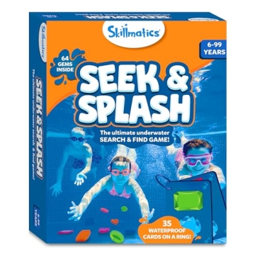 Skillmatics Seek & Splash - Underwater Diving Game for Kids