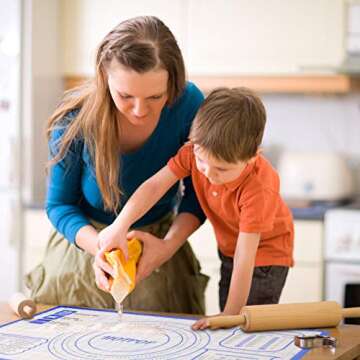 HOTPOP Silicone Pastry and Pie Crust Rolling Mat 26x16