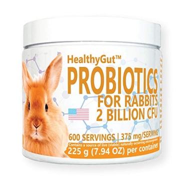 HealthyGut Probiotics for Rabbits All-Natural Dietary Supplement