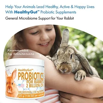 HealthyGut Probiotics for Rabbits All-Natural Dietary Supplement