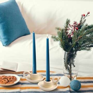 Elegant DOITOOL Ceramic Candle Holders for Any Occasion