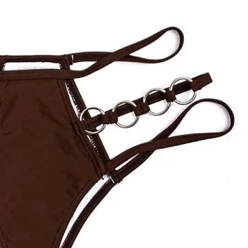 EJsoyo Women's Sexy Thong Bikini - Stylish 2 Piece Swimwear