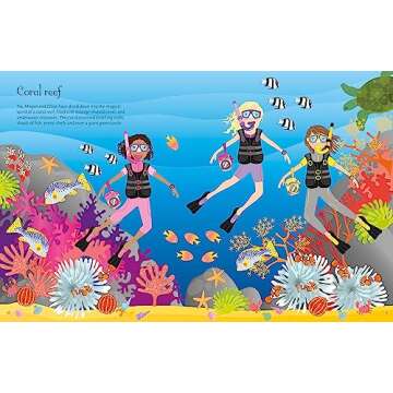 Sticker Dolly Dressing On Vacation