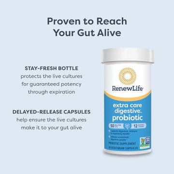 Renew Life Extra Care Probiotic Capsules, 50 Billion CFU