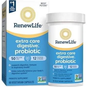 Renew Life Extra Care Probiotic Capsules, 50 Billion CFU