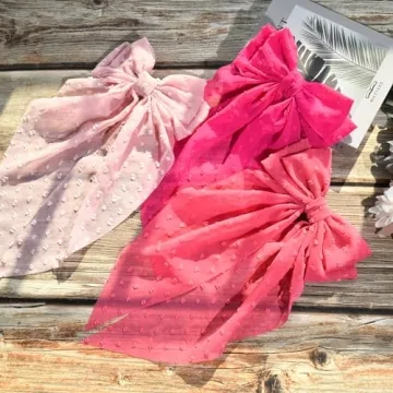 Stylish CEELGON Large Hair Bows Set for Women