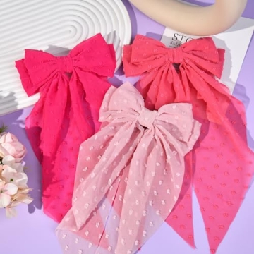 Stylish CEELGON Large Hair Bows Set for Women