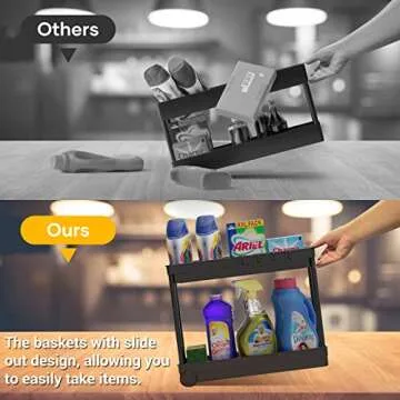 Cicilyna Under Sink Organizer, Stylish & Multi-Purpose