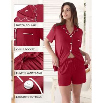 YOPUGEE Couples Matching Pajamas Set - Comfort & Style