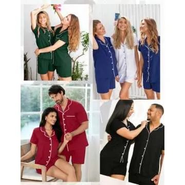 YOPUGEE Couples Matching Pajamas Set - Comfort & Style