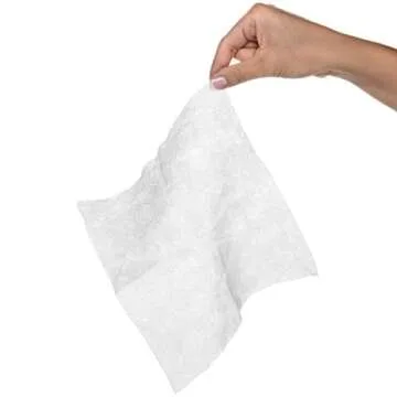 Barba-Wipes | Super Soft Compressed Wipe | Compressed Towel | Expandable Towel | 100% Viscose | Biodegradable Eco-Friendly | Home Beauty Backpacking Camping Accessories | 250 Count Resealable Bag