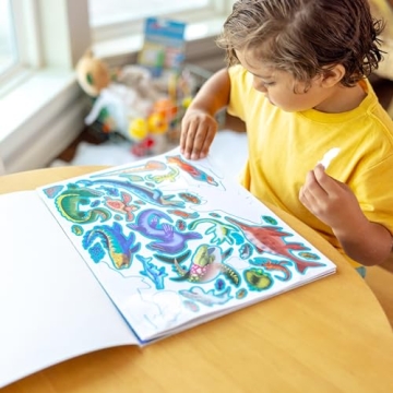 Melissa & Doug Prehistoric Reusable Sticker Pad for Kids