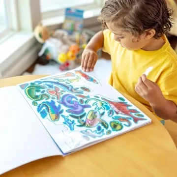 Melissa & Doug Prehistoric Reusable Sticker Pad for Kids