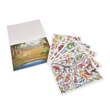 Melissa & Doug Prehistoric Reusable Sticker Pad for Kids