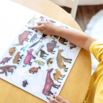 Melissa & Doug Prehistoric Reusable Sticker Pad for Kids