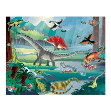 Melissa & Doug Prehistoric Reusable Sticker Pad for Kids