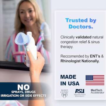 SinuSonic Nasal Congestion Relief Device for Allergies