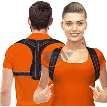 Comfortable & Discreet Back Posture Corrector for All