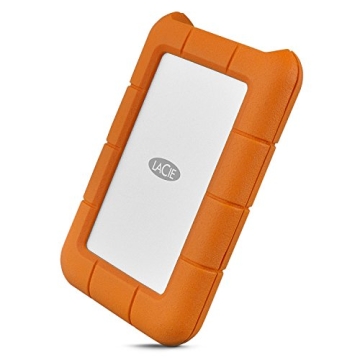 LaCie Rugged 5TB USB-C External Hard Drive - Compact and Reliable for Mac and PC