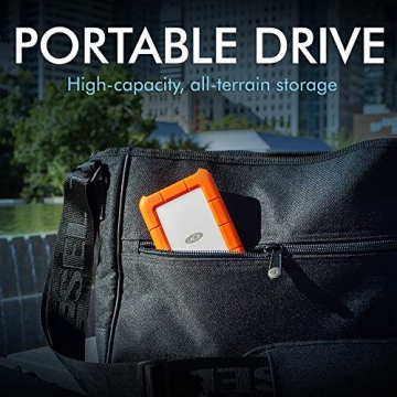 LaCie Rugged 5TB External Hard Drive - Durable & Fast