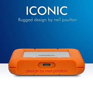 LaCie Rugged 5TB External Hard Drive - Durable & Fast