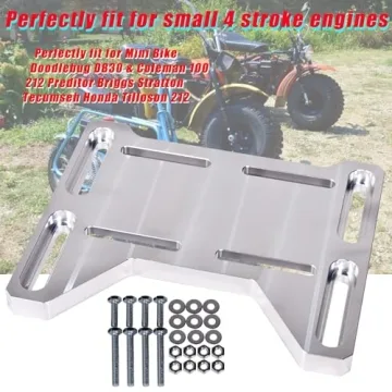 Lightweight Aluminum Engine Mount for Mini Bikes & Go-Karts