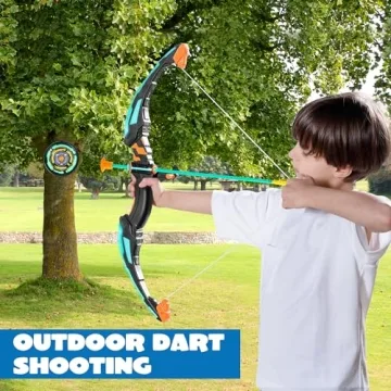 JOYIN Kids LED Bow and Arrow Set - Fun Indoor Outdoor Play