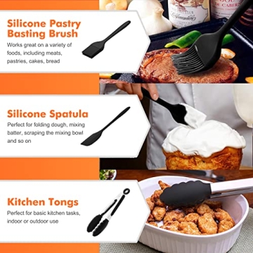 Deluxe 10-Piece Air Fryer Accessories Set for Ninja Dual Cookers