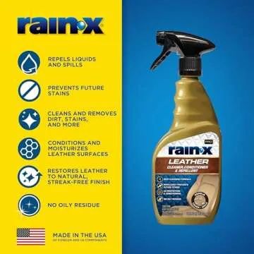 Rain-X Leather Cleaner & Conditioner for Cars - 16 Fl Oz