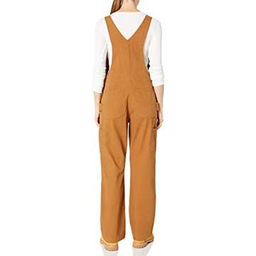 Carhartt Women's Crawford Double Front Bib Overalls - Rugged Carhartt Brown