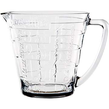 Palais Glassware Glass Liquid Measuring Cup - Up to 4 Cups (Clear)