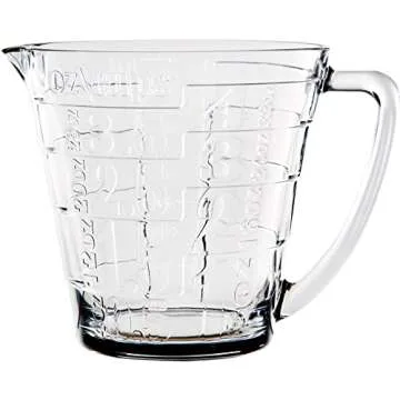Palais Glassware Glass Liquid Measuring Cup - Up to 4 Cups (Clear)