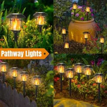 Dynaming Solar Flame Torch Lights - Flameless Outdoor Decor