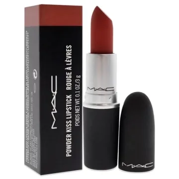 MAC Powder Kiss Lipstick Devoted To Chili Matte Lightweight