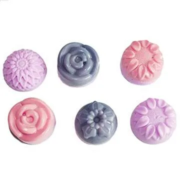 X-Haibei Floral Silicone Mold for Soap and More