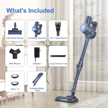 Cordless Vacuum Cleaner with Powerful Suction