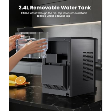 Cowsar Nugget Ice Maker 44lbs/24H Soft Chewable Ice