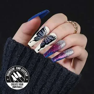 Teenitor 32 Colors Glitter for Body, Face, Nail Art