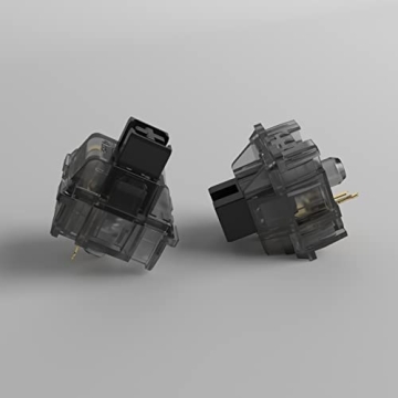 Akko CS Jelly Black Switches - Premium 50gf Linear Switches for Keyboards