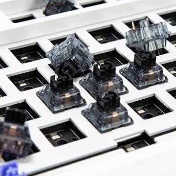 Akko CS Jelly Black Switches - Premium 50gf Linear Switches for Keyboards